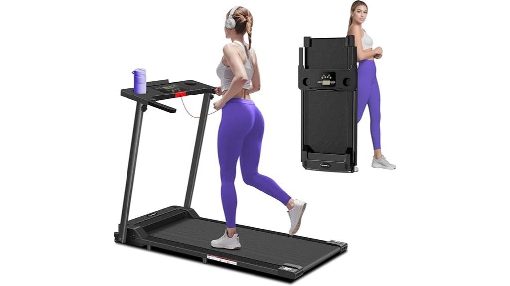 home compact treadmill handles