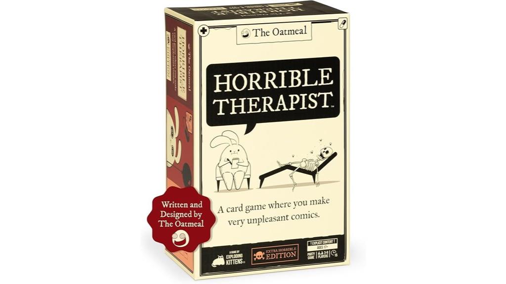 horrible therapist card game