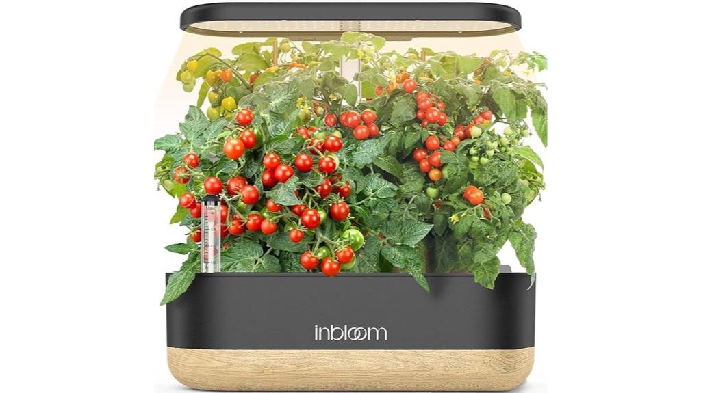 hydroponic system with 12 pods