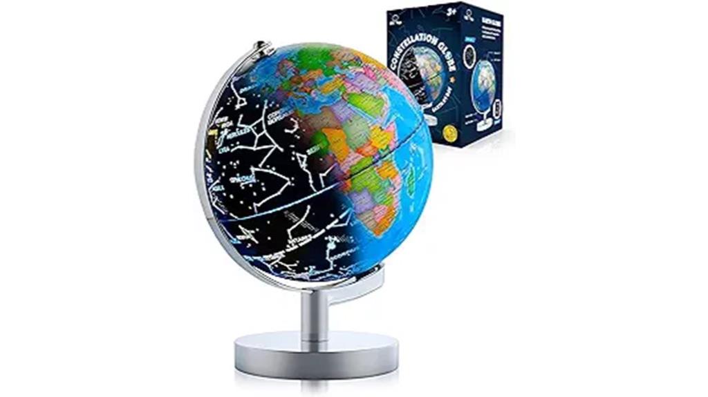 illuminated educational globe for kids