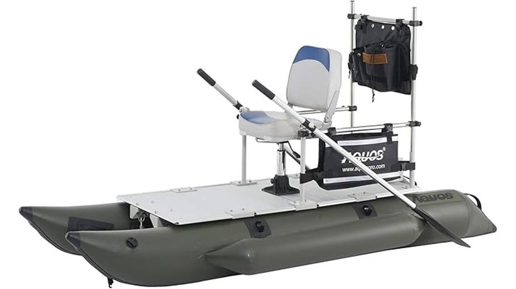 inflatable fishing pontoon boat