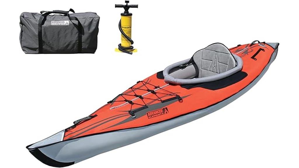 inflatable kayak with accessories