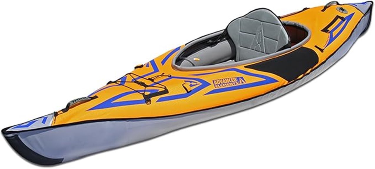 inflatable kayak with advanced features