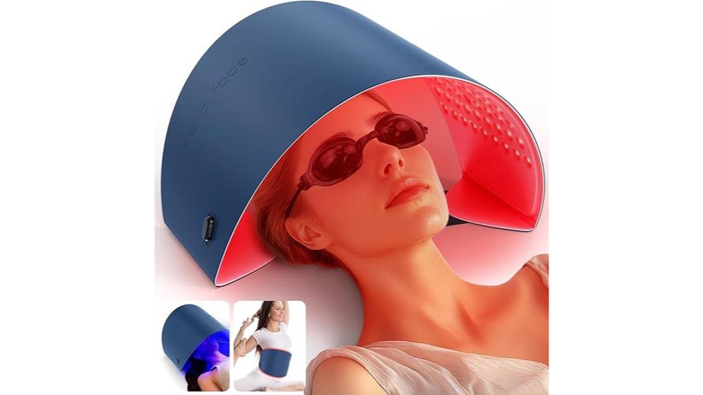 infrared red light mask