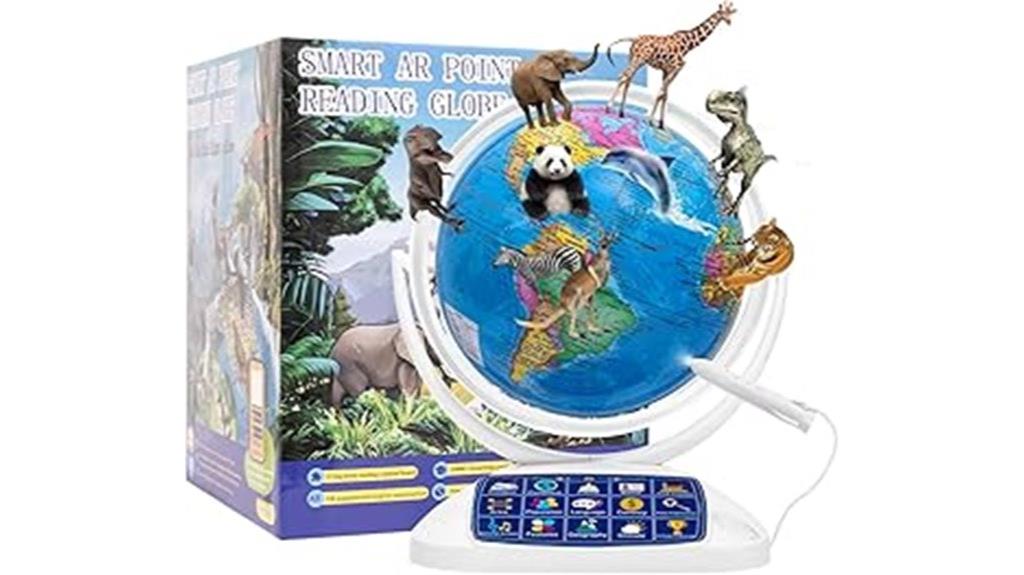 interactive globe with pen