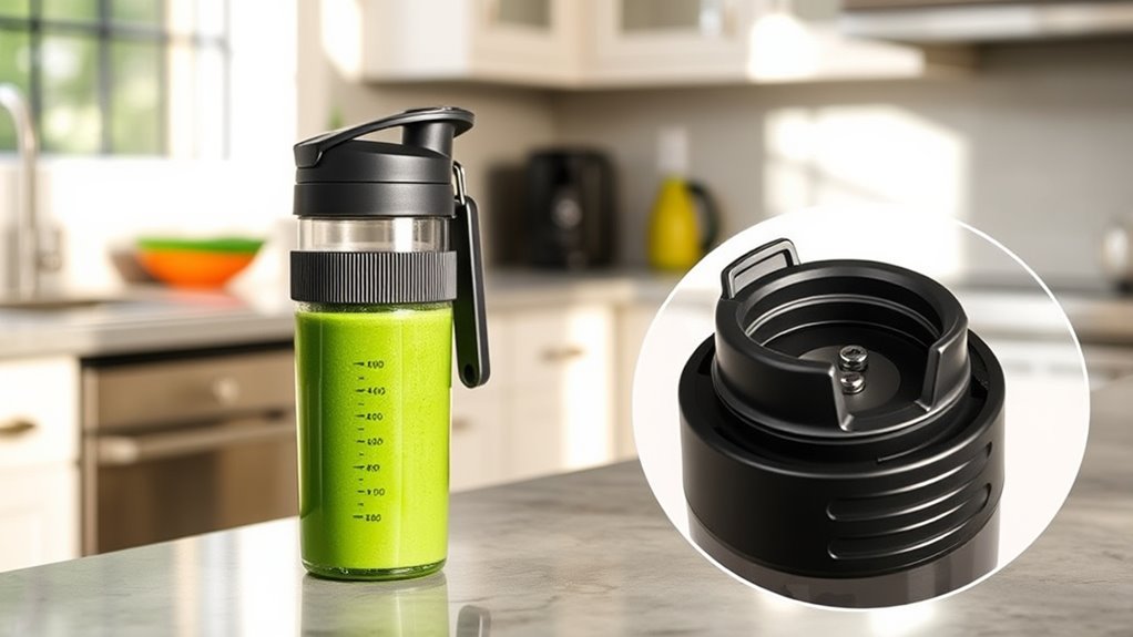 key blending bottle features