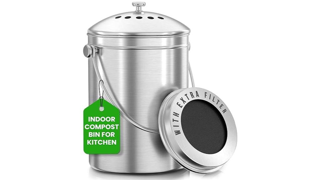 kitchen compost bin countertop