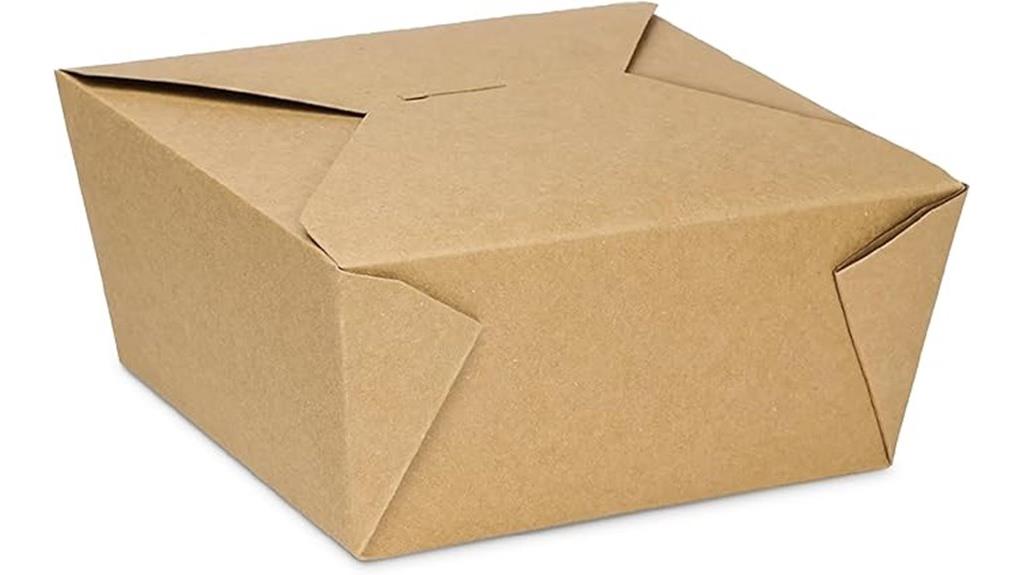 large 110oz foldable to go container