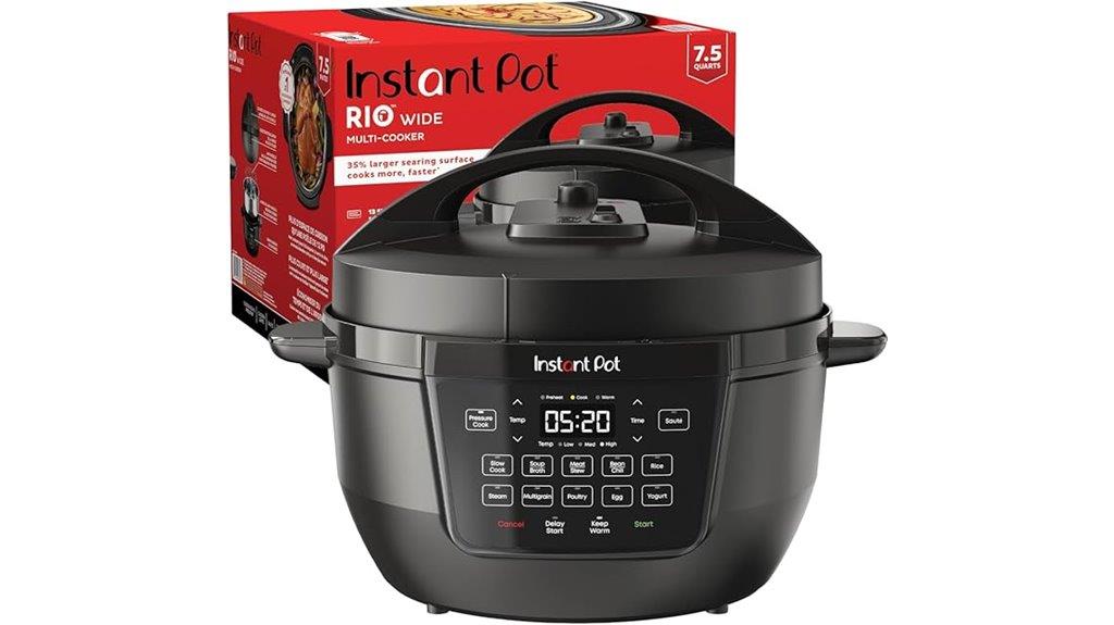 large 7 5 quart multi cooker