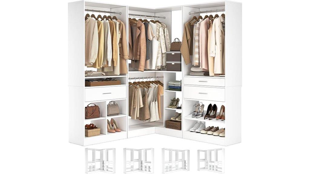 large 86 inch storage closet