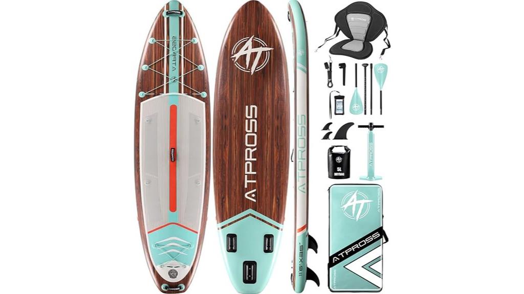 large adult inflatable paddleboard