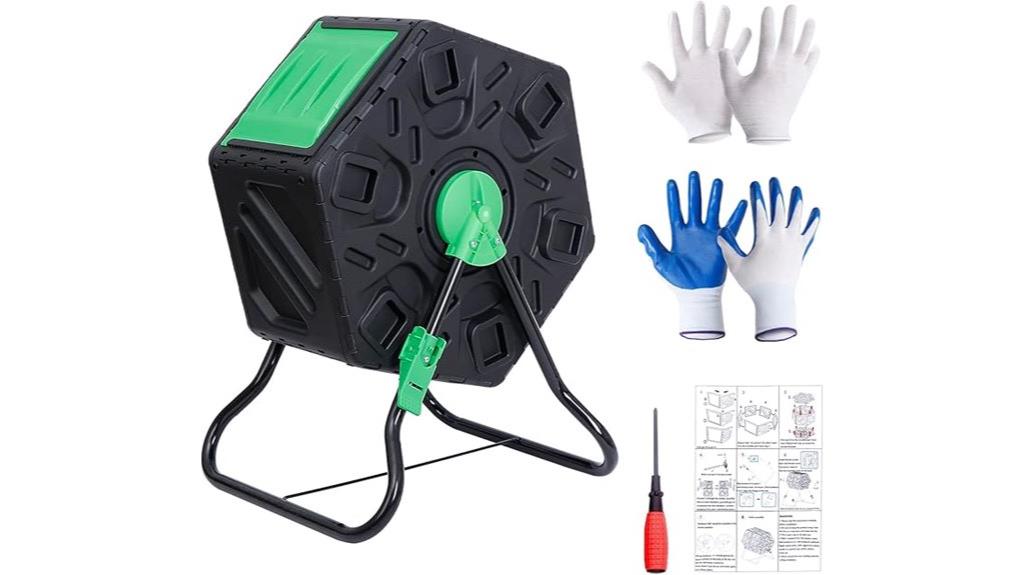 large capacity compost tumbler