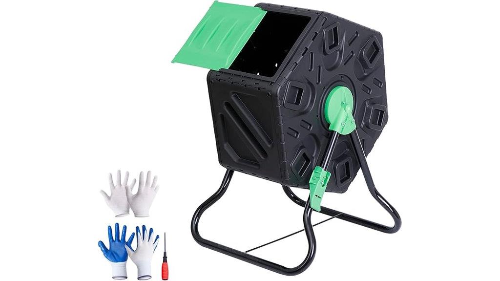 large outdoor tumbling composter