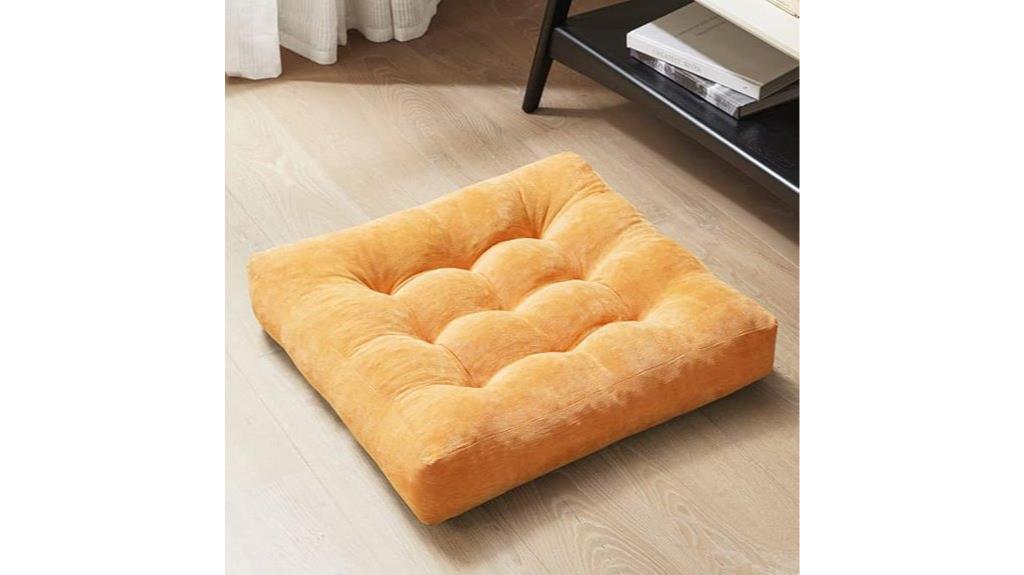 large square meditation pillow