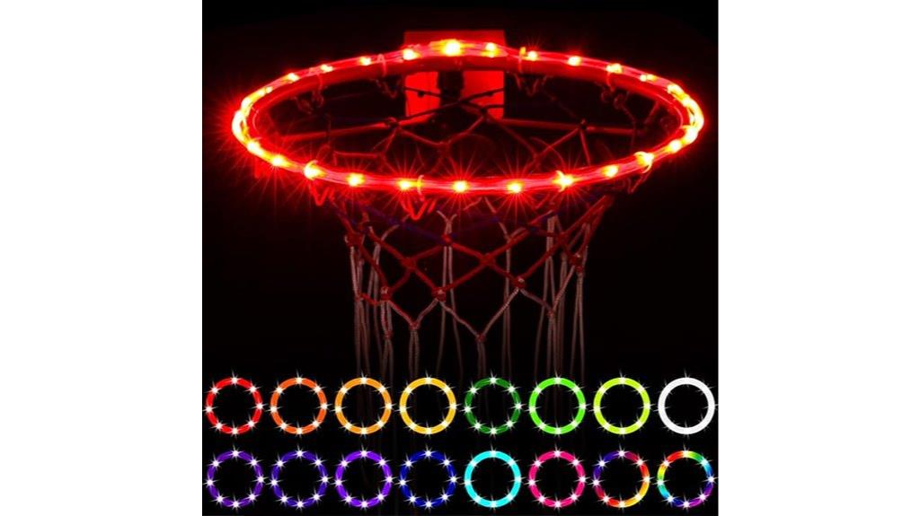 led basketball hoop lights