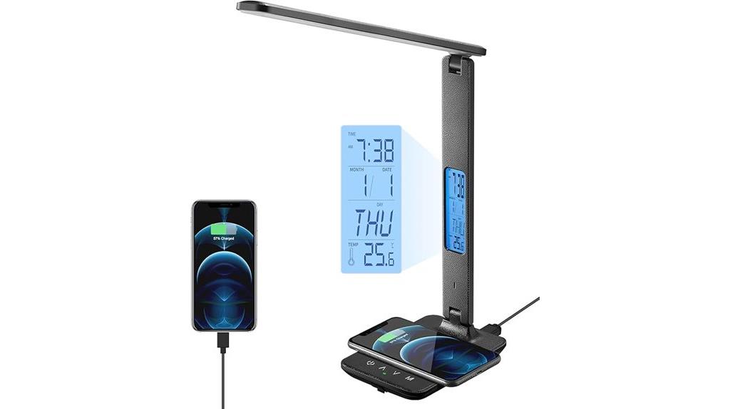 led desk lamp with charger