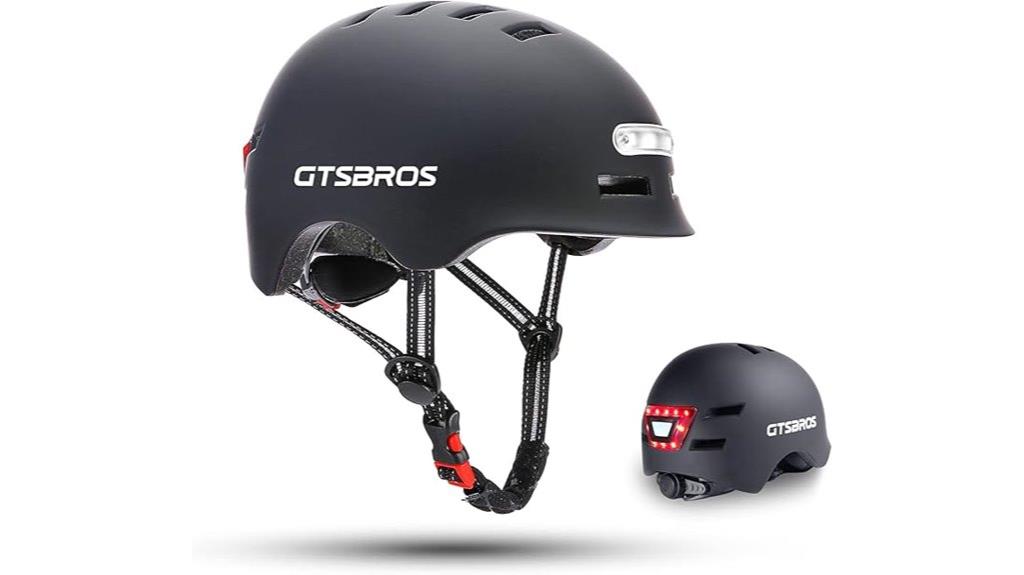 led light bike helmet