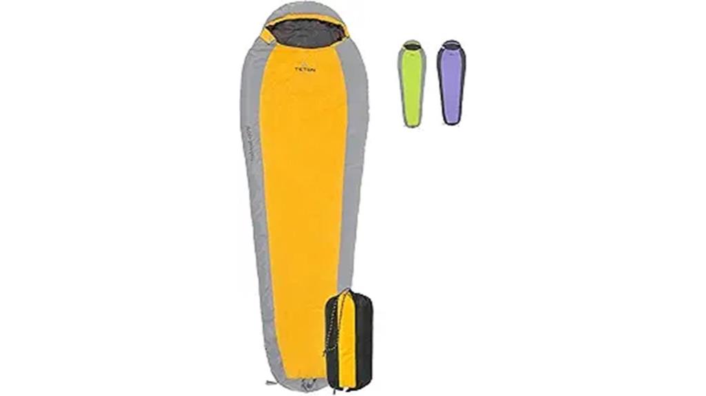 lightweight warm weather sleeping bag