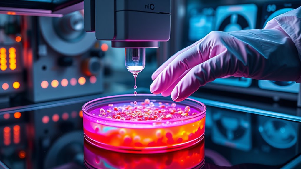 living cell infused food printing