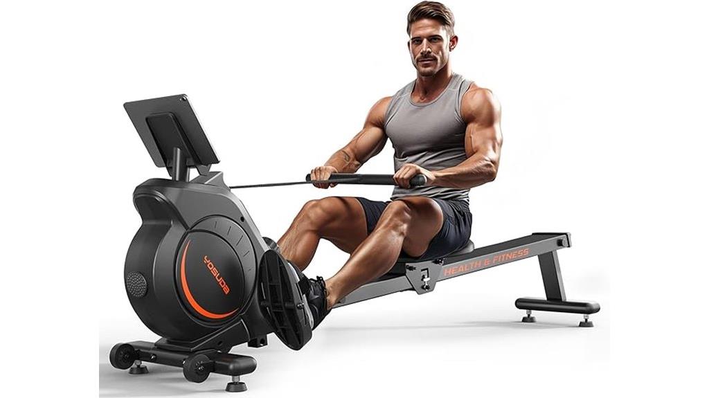 magnetic bluetooth water rowing