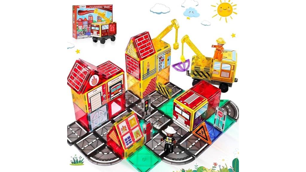 magnetic cranes road set