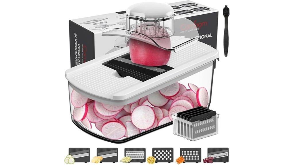 mandoline slicer with container