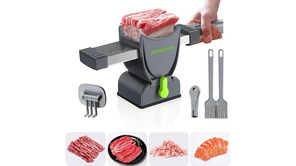 manual raw meat slicer