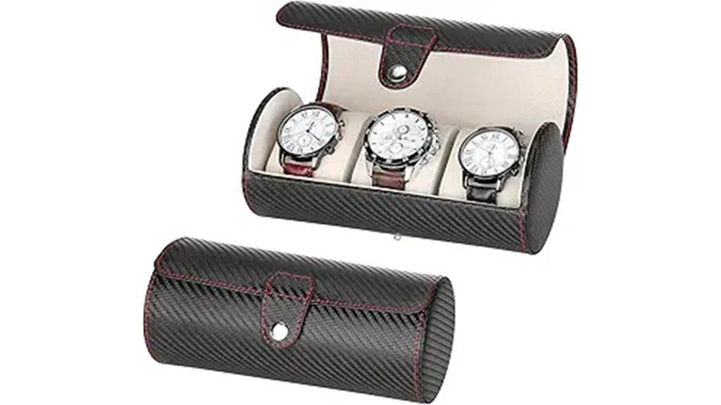 men s 3 slot watch organizer