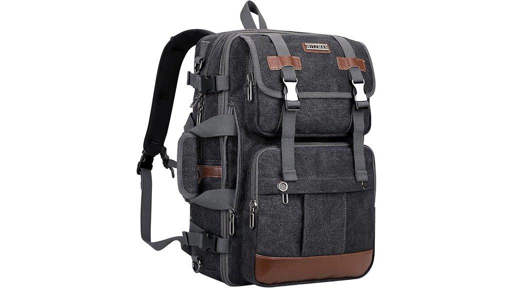 men s canvas travel backpack