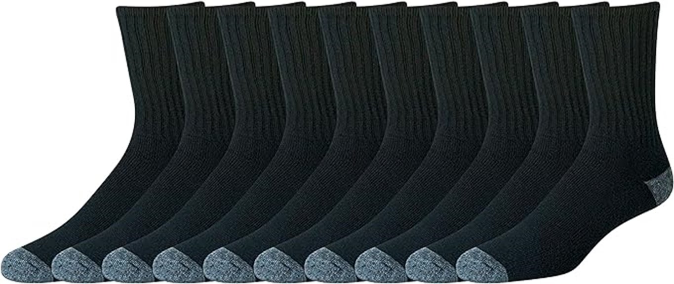 men s cotton crew socks