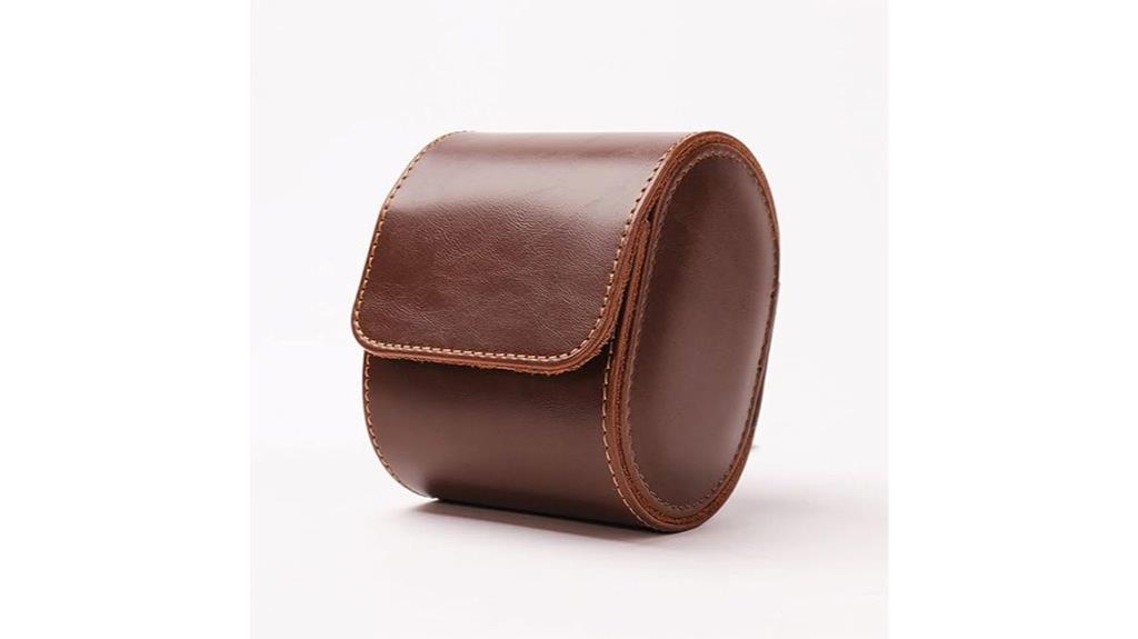 men s leather watch roll