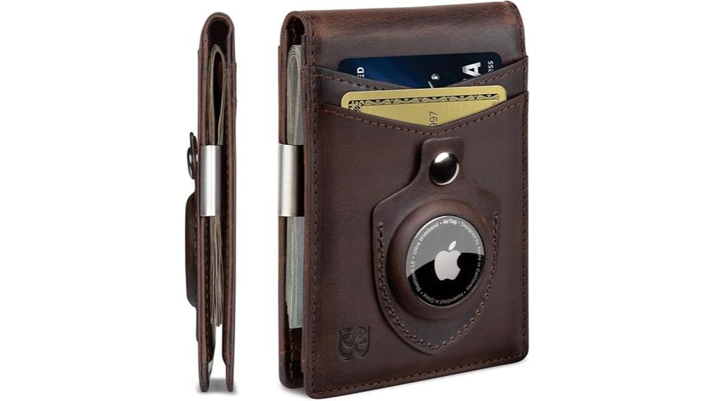 men s slim metal wallet
