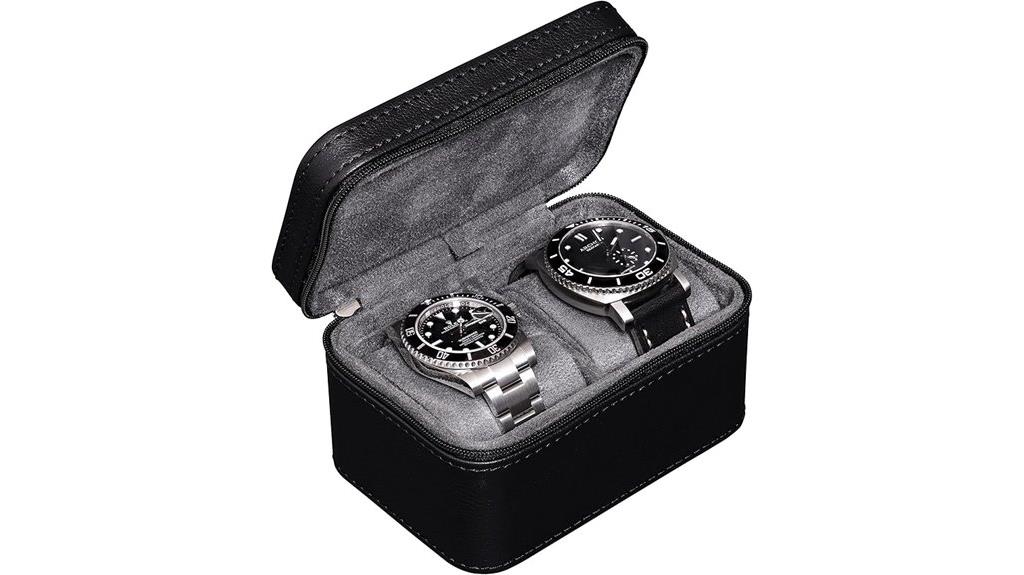 men s watch travel case