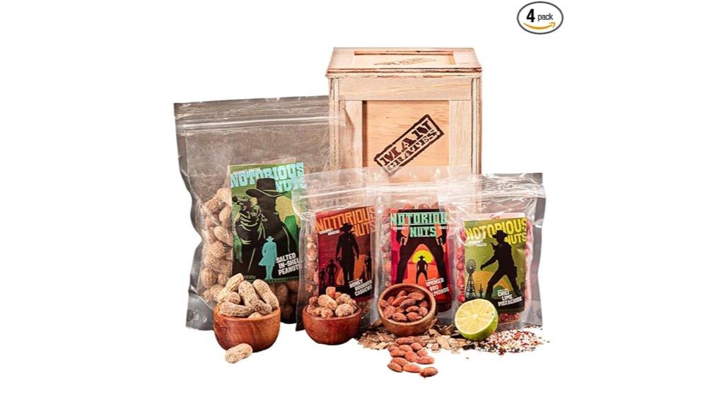 mini crate of assorted nuts