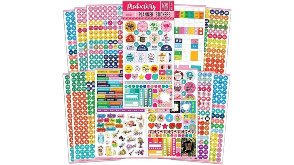 mini icon sticker set