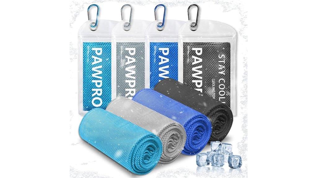 multiple cooling towels pack