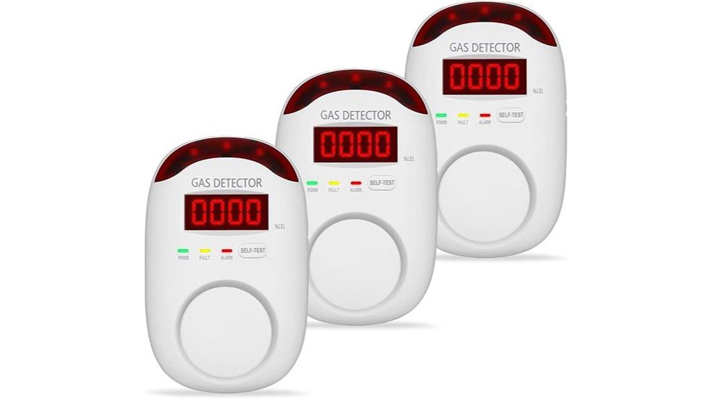 natural gas detectors pack