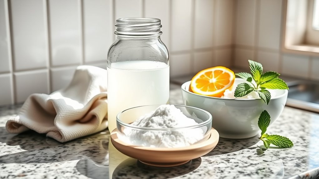natural vinegar and baking solutions