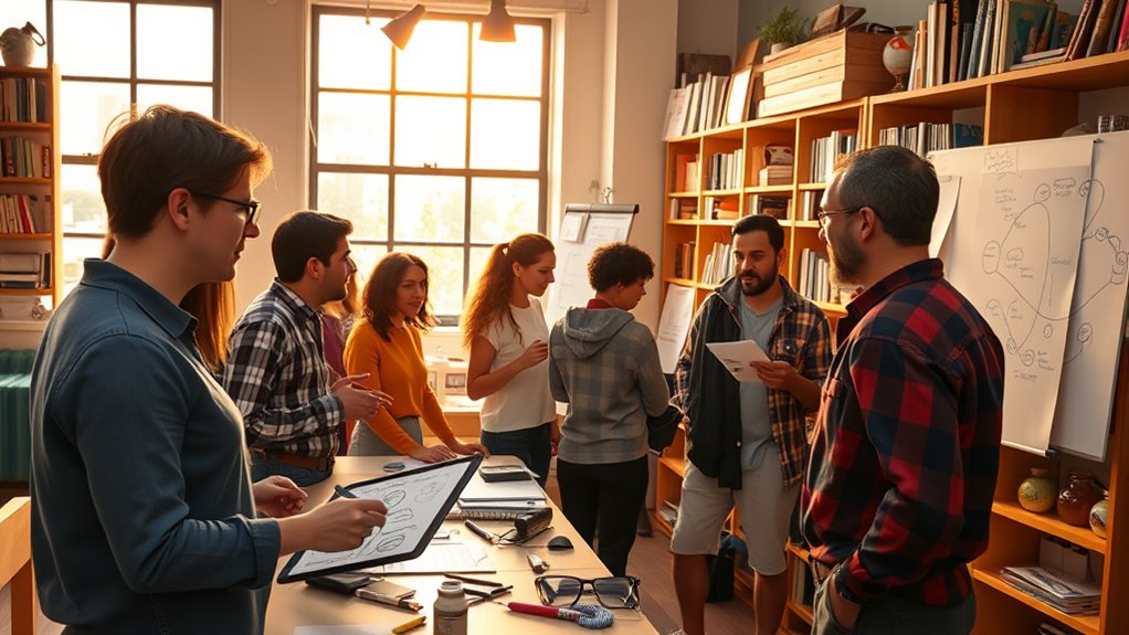 networking with specialists enhances knowledge