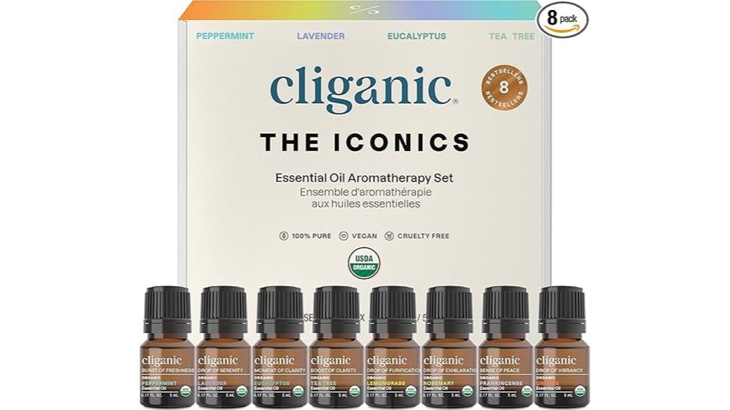 organic essential oils gift set
