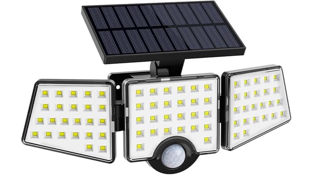 outdoor solar motion light