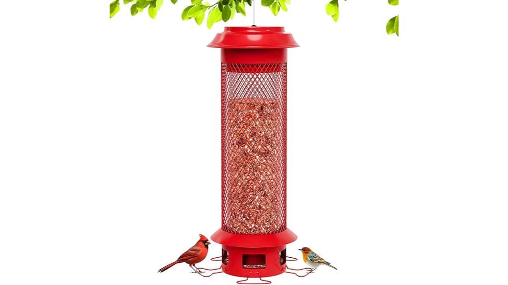 outdoor squirrel proof feeder
