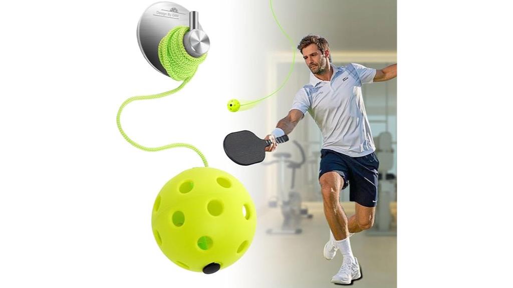 pickleball practice and reaction