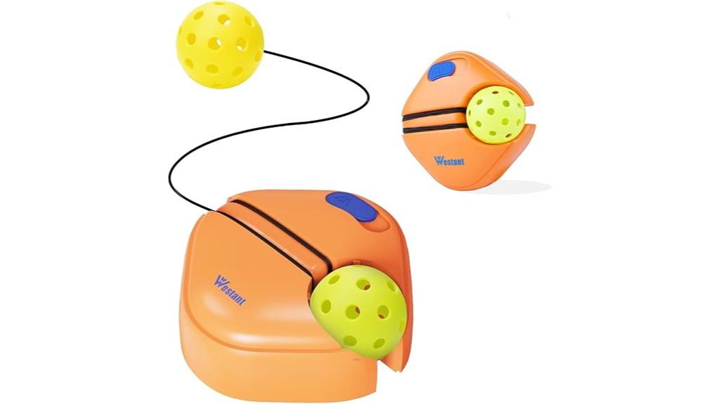 pickleball trainer with balls