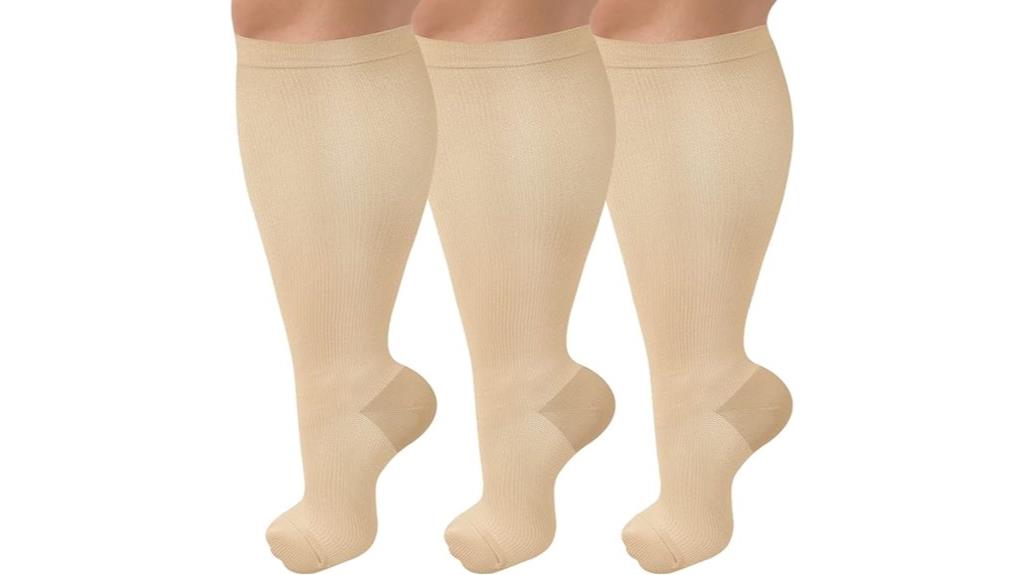 plus size compression socks pack