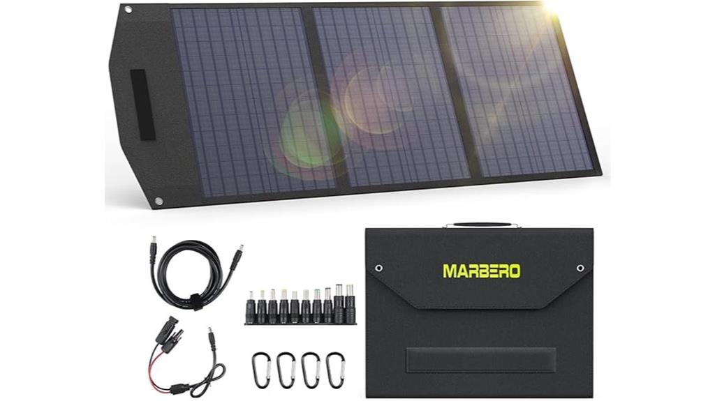 portable 100w foldable solar charger