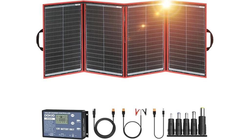 portable 220w solar panel