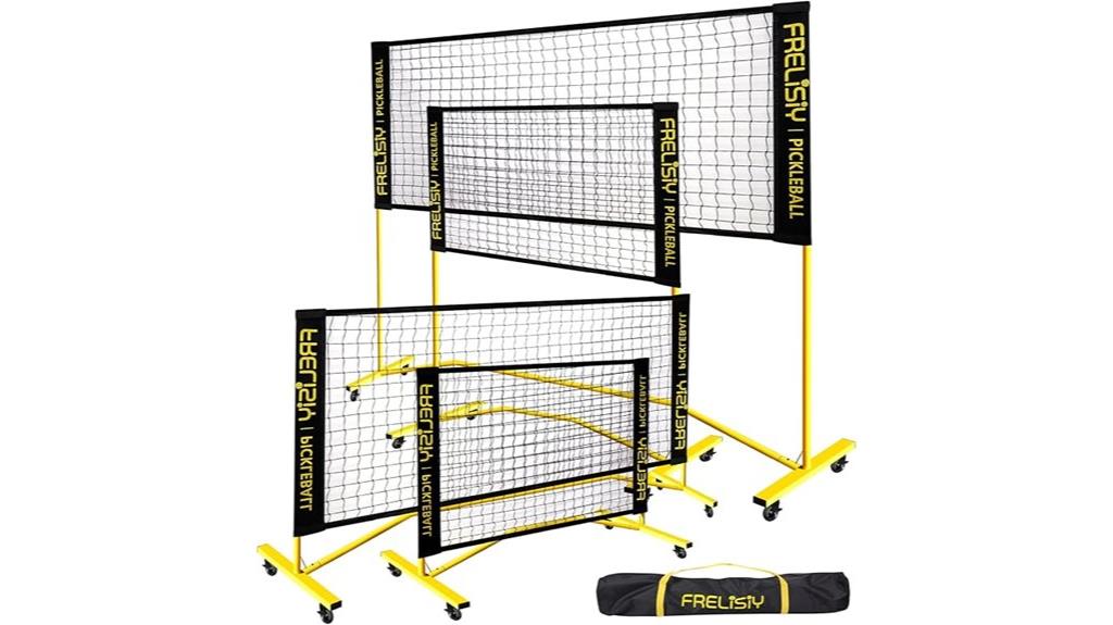 portable adjustable pickleball net
