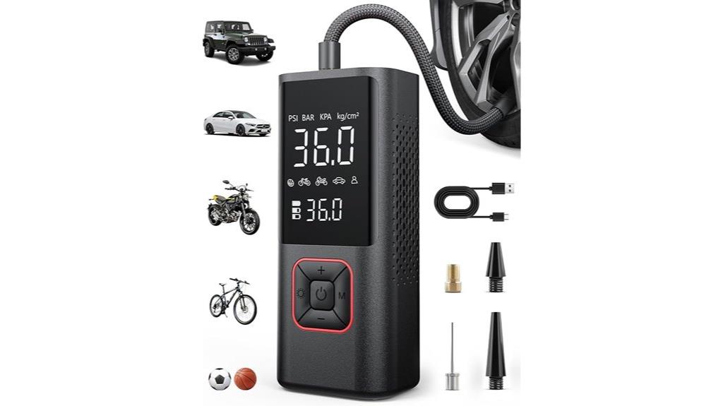 portable auto shutoff inflator