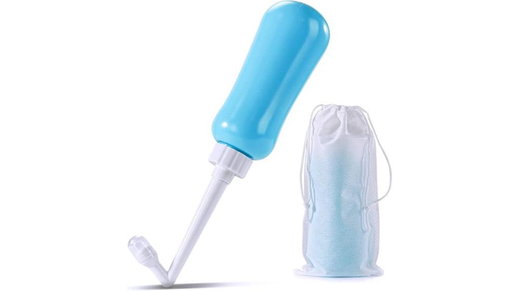 portable blue travel bidet